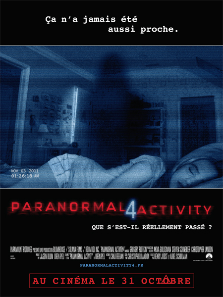 [CONCOURS] Paranormal Activity 4 vous fait gagner de nombreux lots !