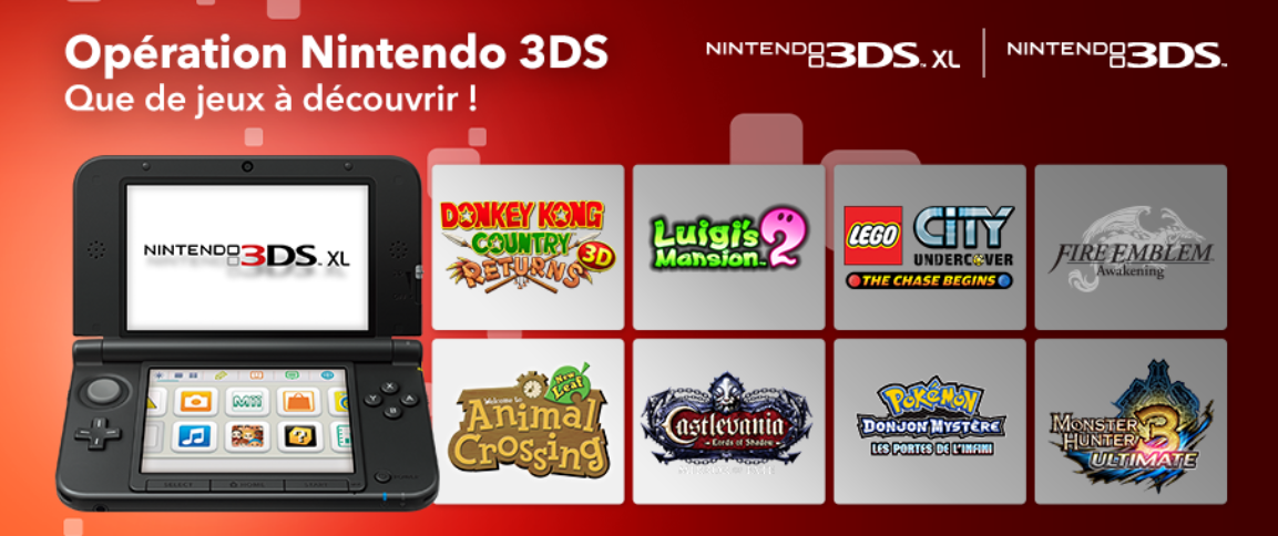 [BON PLAN] 3 jeux achetes = 1 jeux offert sur 3DS