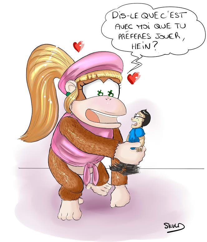 [ILLUSTRATION] Dixie Kong la possessive !