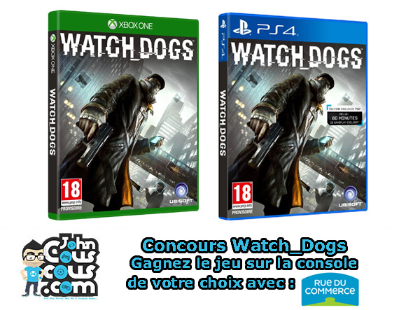 [CONCOURS] Gagnez Watch_Dogs avec RueDuCommerce