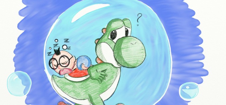 [ILLUSTRATION] Sur le dos d’un Yoshi…