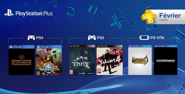 [PS+] Liste des jeux gratuits pour Février 2015