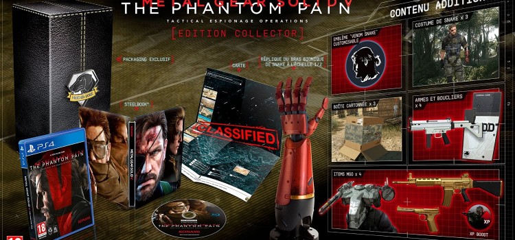 [PRECOMMANDE] Metal Gear Solid V : The Phantom Pain – édition collector