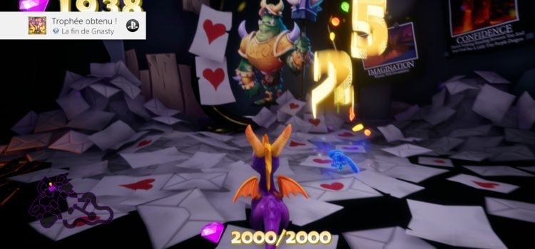 Trophée Platine n°137 : Spyro The Dragon sur PS4