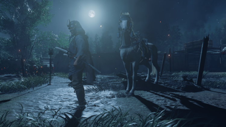 Test Ghost of Tsushima PS4 Pro - La nuit