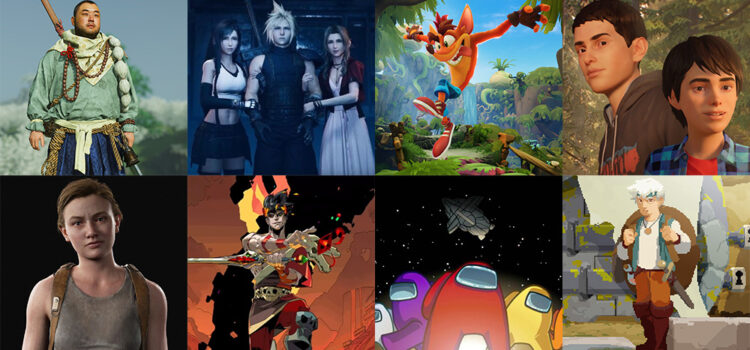 Mes quatre Top 5 jeux vidéo de 2020