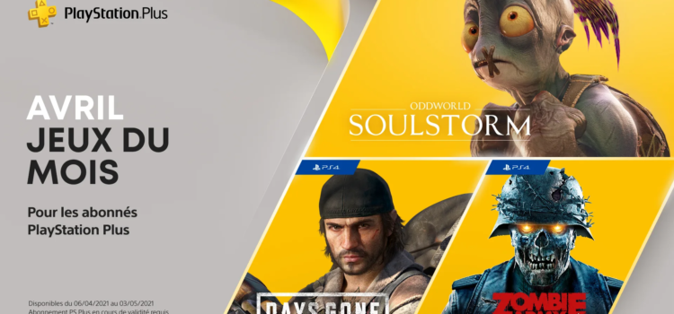 Les jeux PS4 et PS5 offerts pour Avril 2021 (PS Plus)