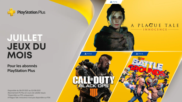 PS Plus Juillet 2021