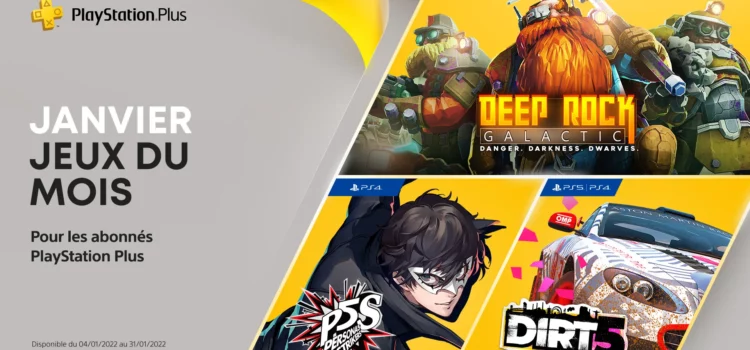 Les jeux PS4 et PS5 offerts pour Janvier 2022 (PS Plus)