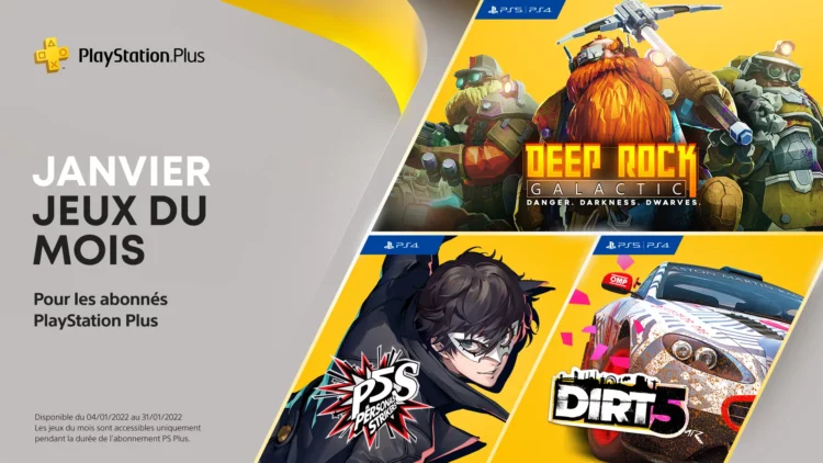 PS Plus Janvier 2022