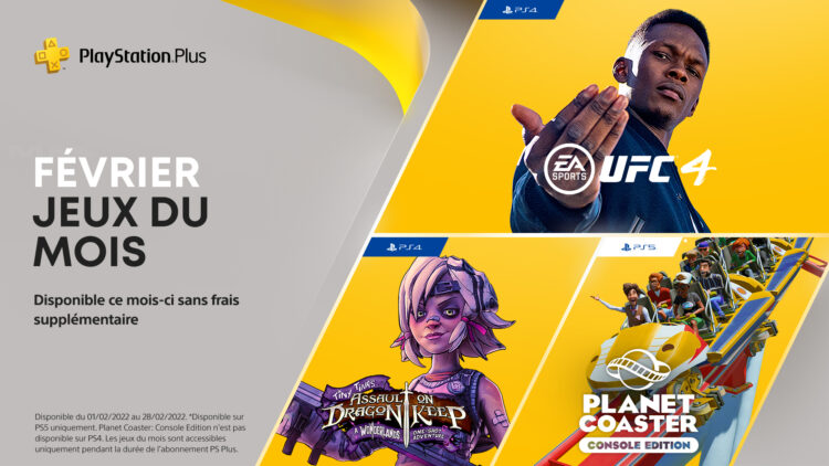 jeux ps plus du mois - Février 2022