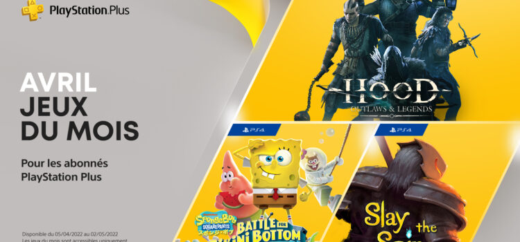 PS Plus Avril 2022