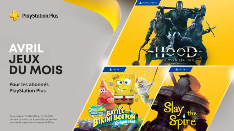 PS Plus Avril 2022