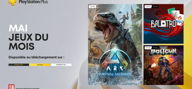 Les jeux PS4 et PS5 offerts pour Mai 2025 (PS Plus) Les jeux PS4 et PS5 offerts pour Mai 2025 (PS Plus)