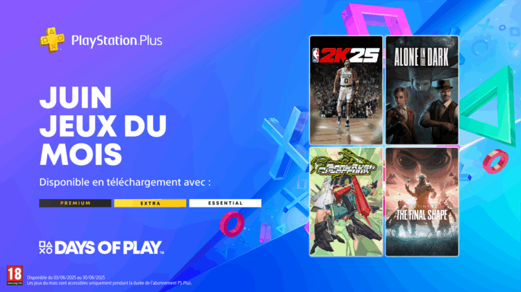 PS Plus Juin 2025